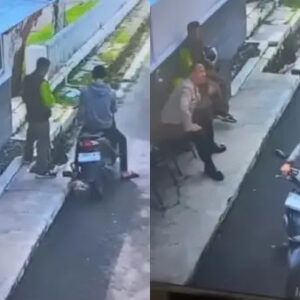 Viral!, Video Motor Driver Ojol Digondol Maling di Depan Polisi, Warganet: Kok Bisa?