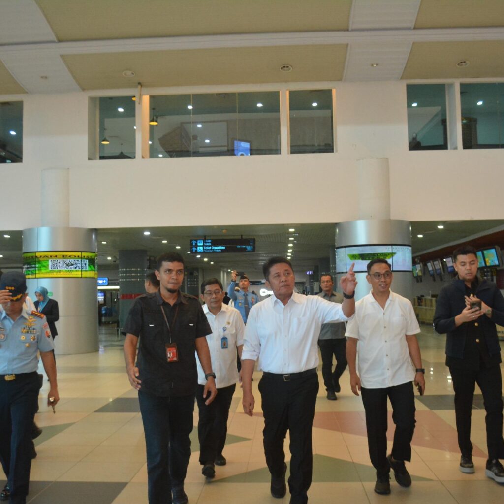 Gubernur Herman Deru Tinjau Kesiapan Bandara SMB II Palembang Layani Penerbangan Internasional