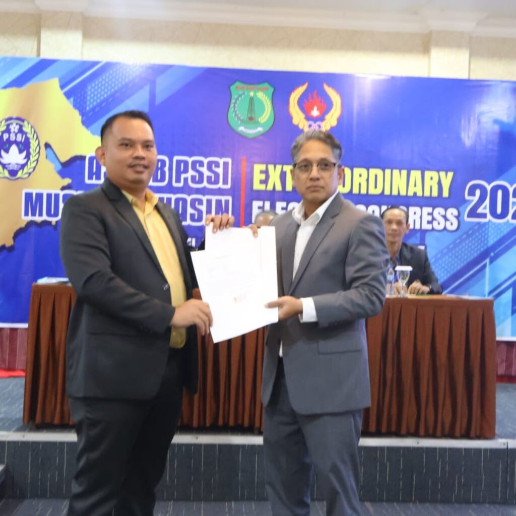 Karan Karnedi Terpilih Secara Aklamasi sebagai Ketua Askab PSSI Muba periode 2025-2029