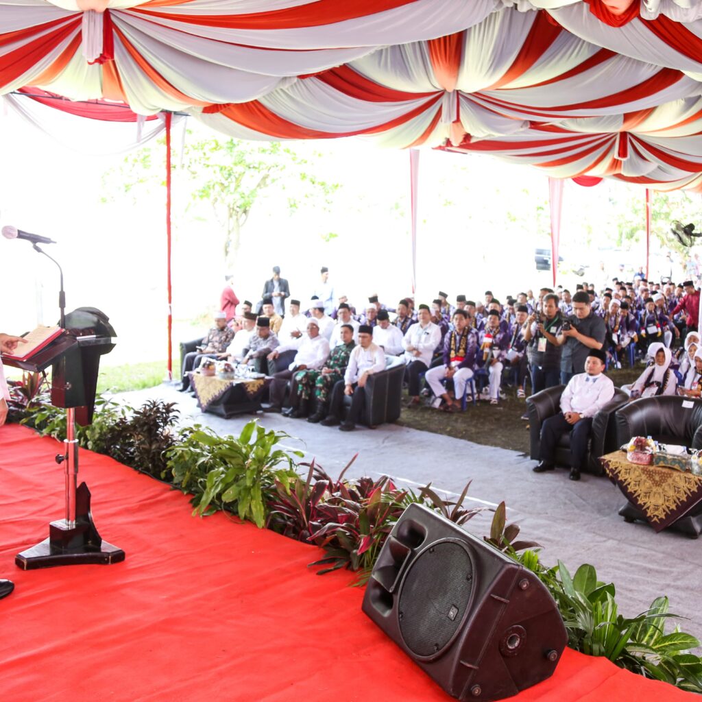 Bupati H M Toha Bersama Wabup Muba Rohman Lepas 193 Calon Jamaah Haji 2025