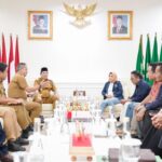 Pengurus PWI Muba Sampaikan Rencana Pelantikan kepada Bupati H M Toha