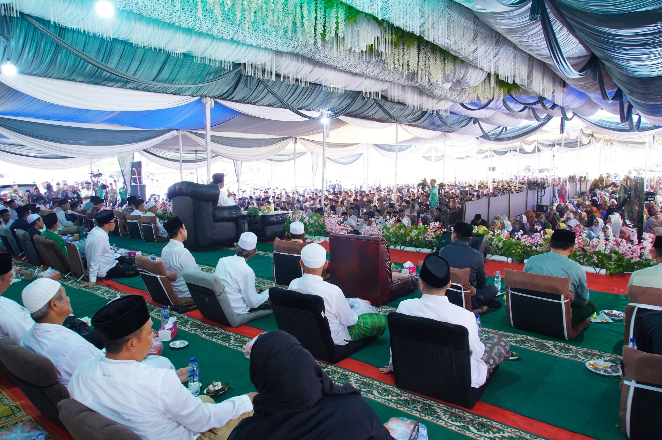 Wabup Muba Rohman Hadiri Haul dan Tasyakuran Keluarga Sugeng Budiarto di Tungkal Jaya