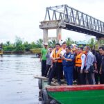 Groundbreaking Revitalisasi Jembatan P6 Sungai Lalan