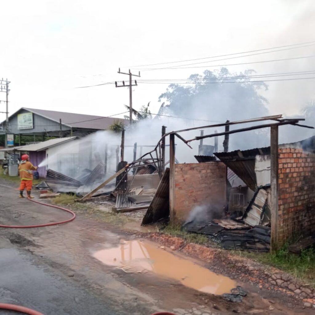 Sigap dan Tangguh, Tim Damkar dan BPPD Muba Berhasil Jinakkan Kobaran Api di Desa Epil
