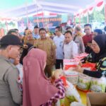 Warga Senang Gembira Pemkab Muba Seringa Adakan Operasi Pasar Murah