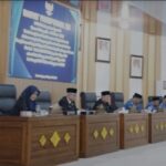 Anggota DPRD Ogan Ilir Gelar Rapat Paripurna Membahas Pandangan Umum Fraksi-fraksi DPRD Kabupaten Ogan Ilir Tentang LKPJ
