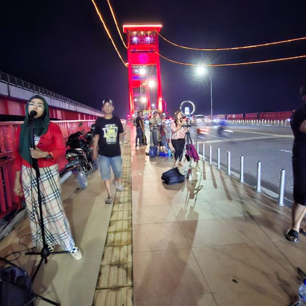 TikTokers Ampera Harapkan Pemerintah Dukung Kreativitas Mereka Promosikan Ikon Kota Palembang