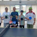 Pasangan Hendri/Hendra Kalah Tipis Lawan Aidil/Wilbert, Laga Persahabatan NU Sumsel Lawan PTM CGC
