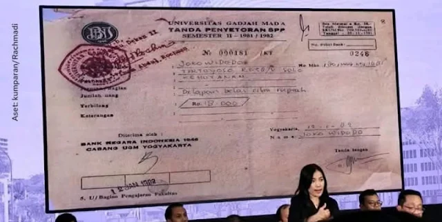 Buni Yani Ungkap Kejanggalan Kwitansi SPP Jokowi Tahun 1982: Semestinya Semester IV kok Semester II?