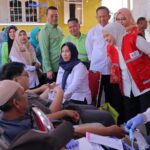 Semarak Hari Lansia, Dinsos dan PMI Palembang Gelar Donor Darah dan Beri Bantuan Sosial