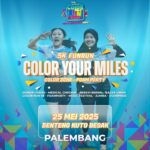 Ayo Warga Palembang Bersiap! PLN Mobile Hadirkan Kemeriahan Color Run 2025 di Benteng Kuto Besak