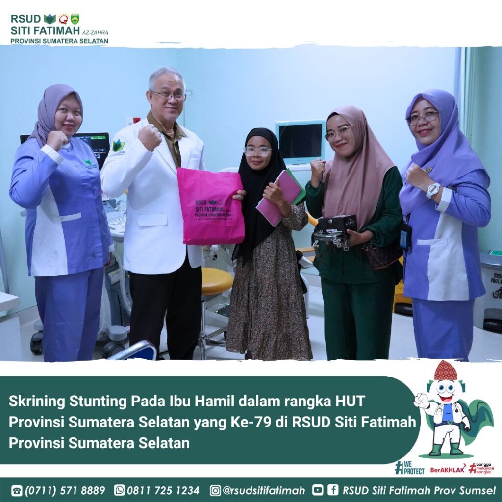 Skrining Stunting dalam Kehamilan dalam rangka HUT Provinsi Sumatera Selatan yang Ke-79