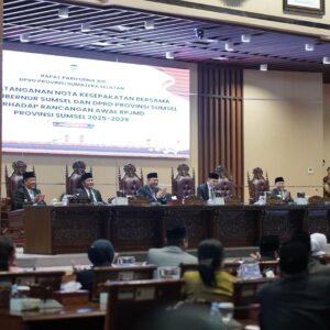 Pemprov dan DPRD Sumsel Sepakati Rancangan Awal RPJMD Tahun 2025–2029 Pemprov dan DPRD Sumsel Sepakati Rancangan Awal RPJMD Tahun 2025–2029