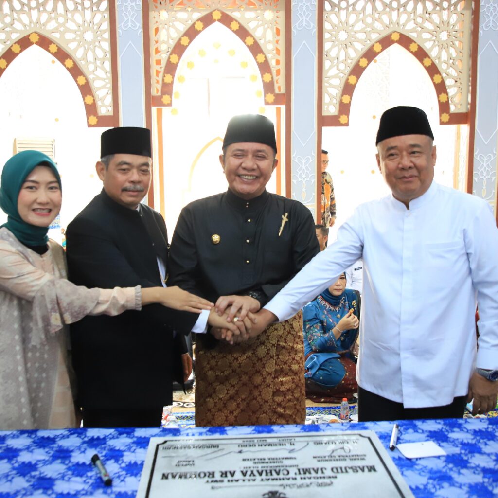 Peresmian Masjid Jami Cahaya Ar-Rohman Dusun Lebak Budi Kabupaten Lahat