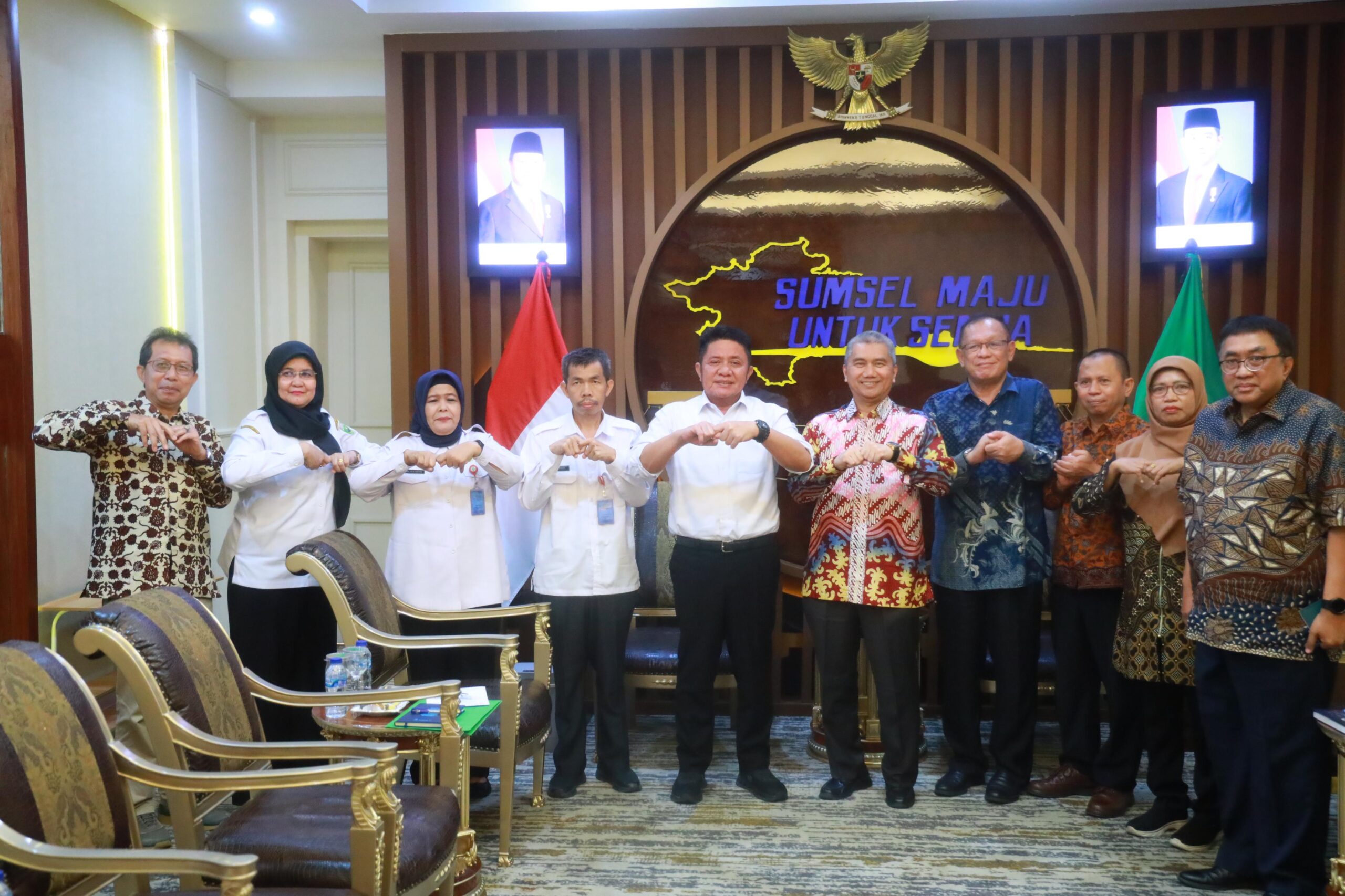 Gubernur Sumsel Herman Deru dan Rektor UNSRI Bahas Kerja Sama Kelembagaan dan Transportasi Mahasiswa