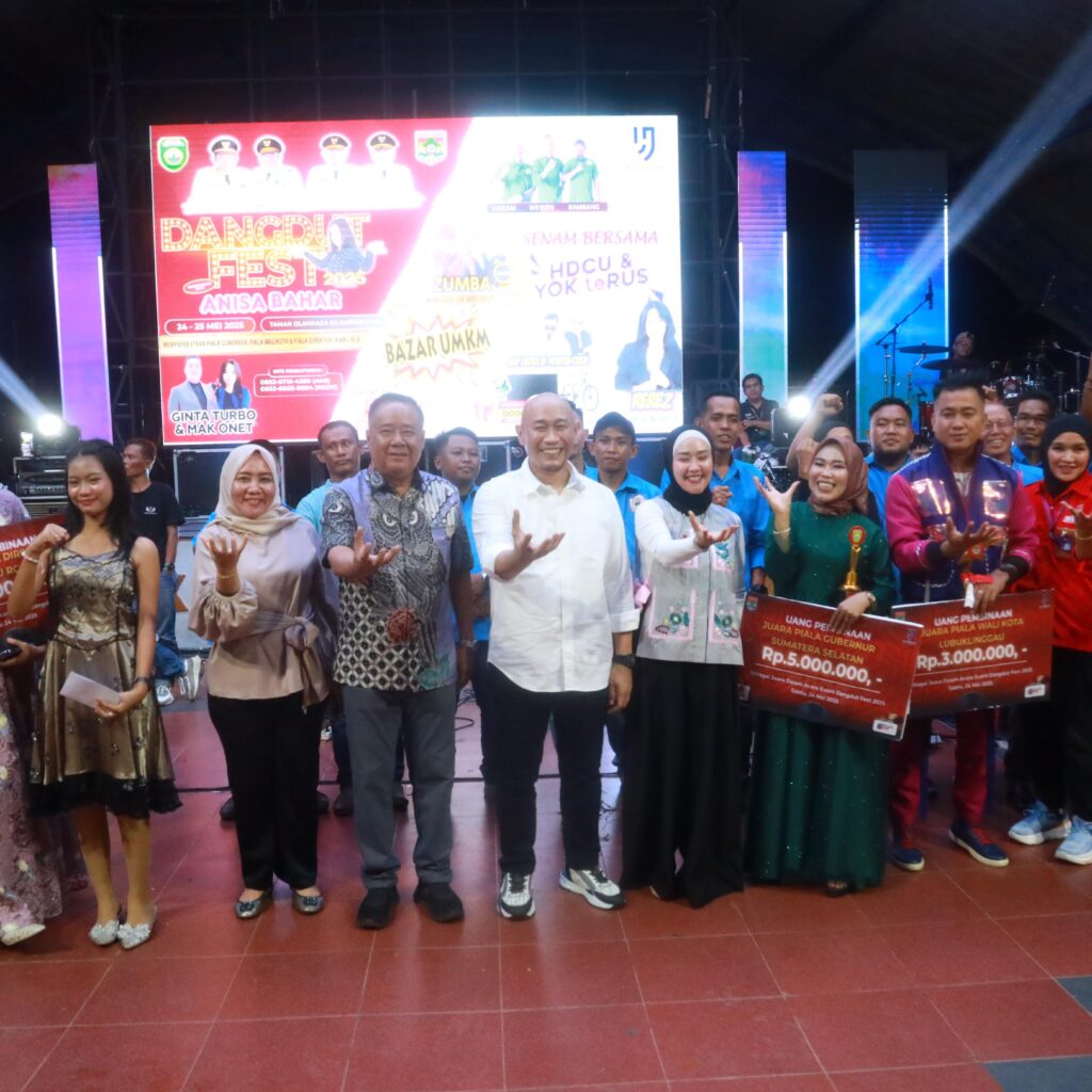 Puncak Dangdut Fest 2025 di Lapangan Taman Olahraga Silampari
