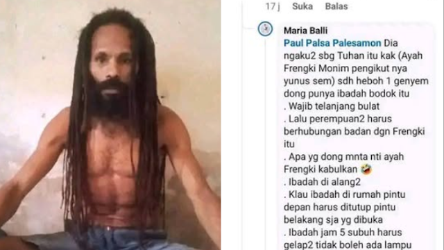 Heboh! Aliran Sesat di Jayapura Papua, Mengaku Tuhan, Ibadah Harus Telanjang Bulat