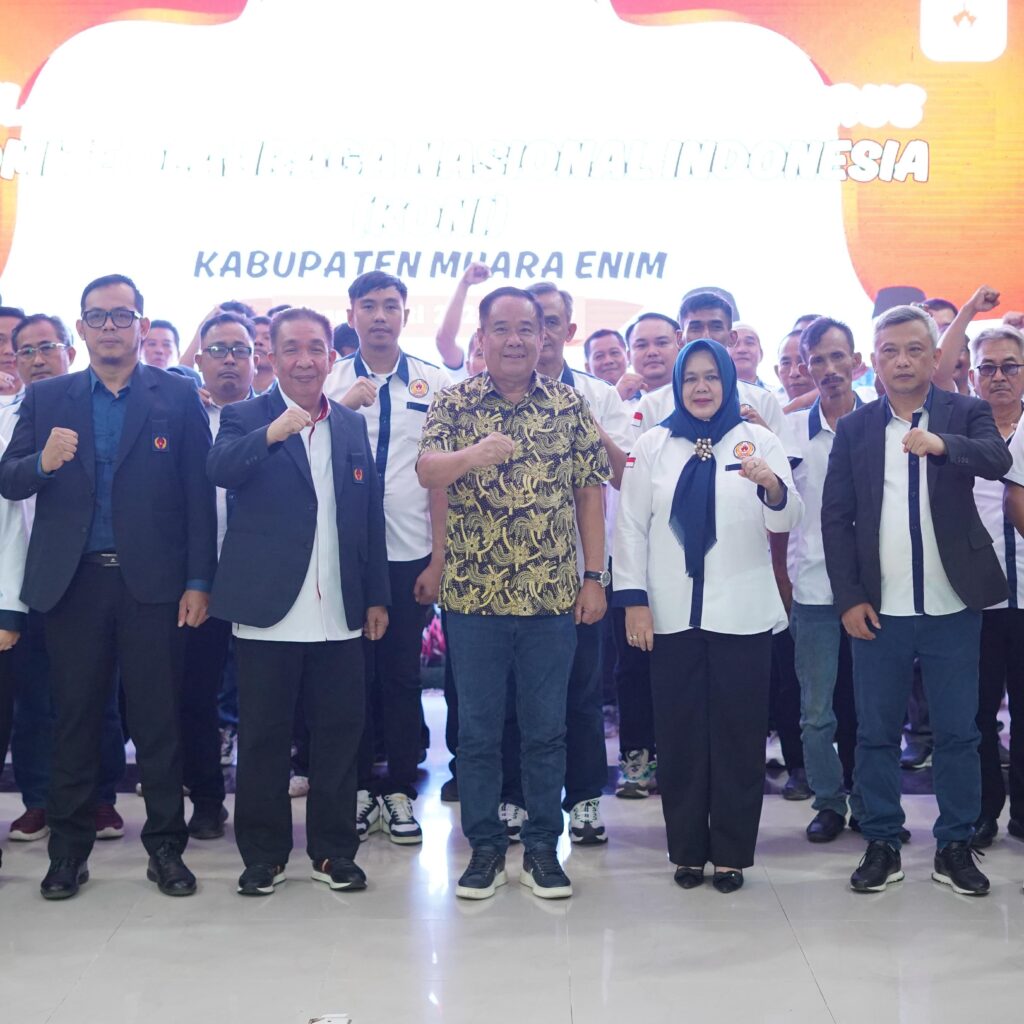 Pengukuhan pengurus KONI Kabupaten Muara Enim masa bakti 2025-2029