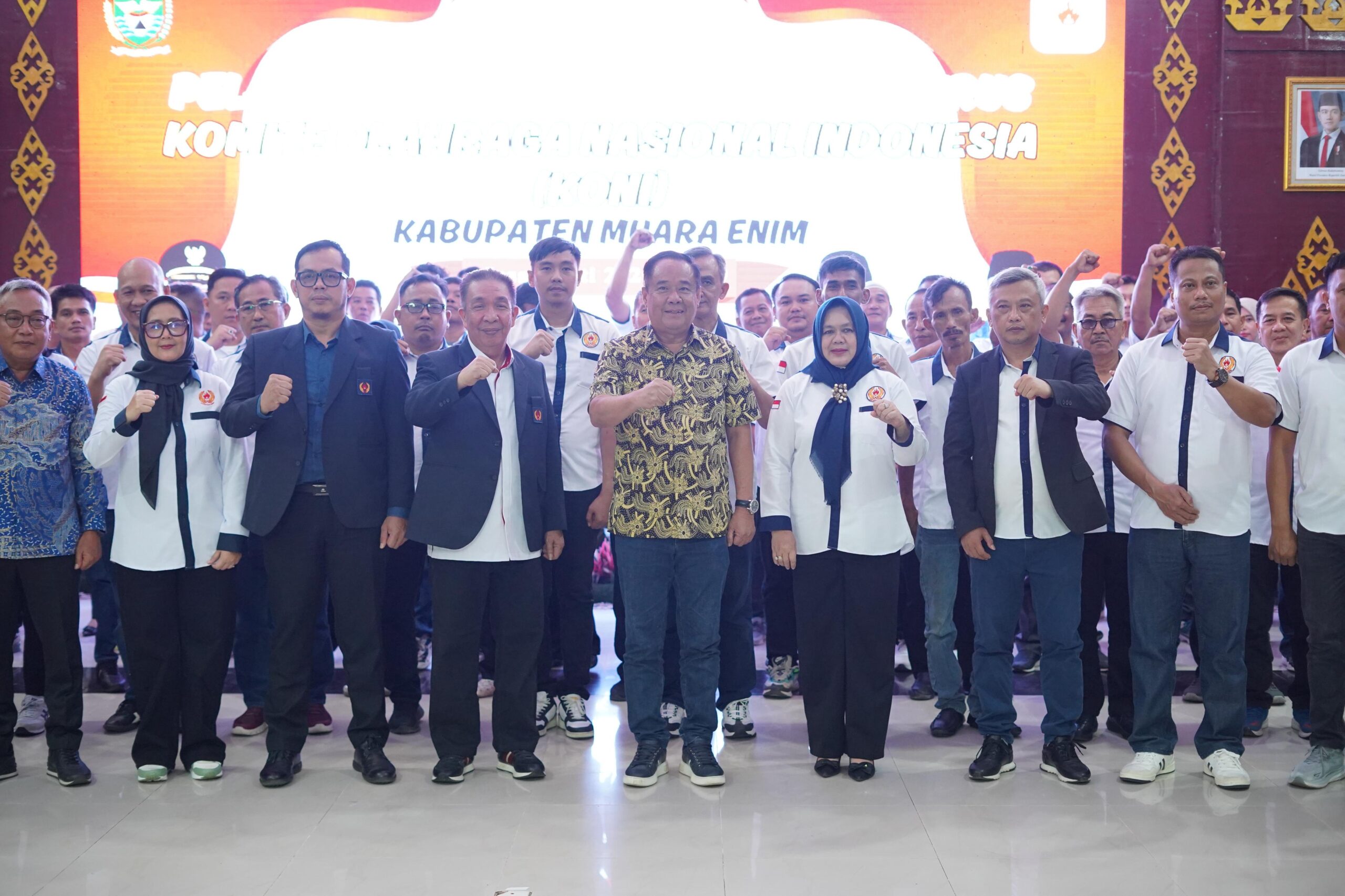 Pengukuhan pengurus KONI Kabupaten Muara Enim masa bakti 2025-2029