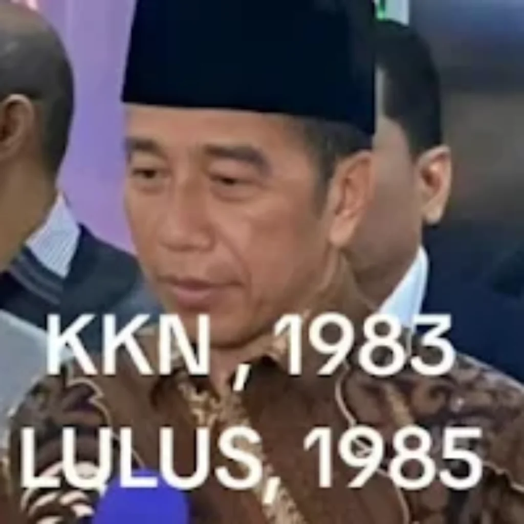 Sudah Dua Profesor Menduga Ijazah S1 Jokowi Palsu, Lokasi KKN Misterius, Kemungkinan DO Tahun 1983