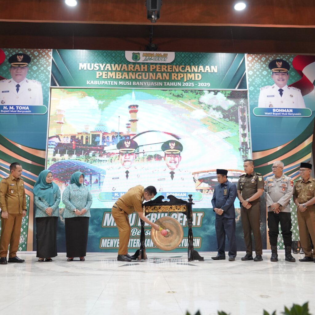 Bupati Muba Toha Buka Musrenbang RPJMD Tahun 2025-2029; Maju Lebih Cepat Bersama Menyejahterakan Musi Banyuasin