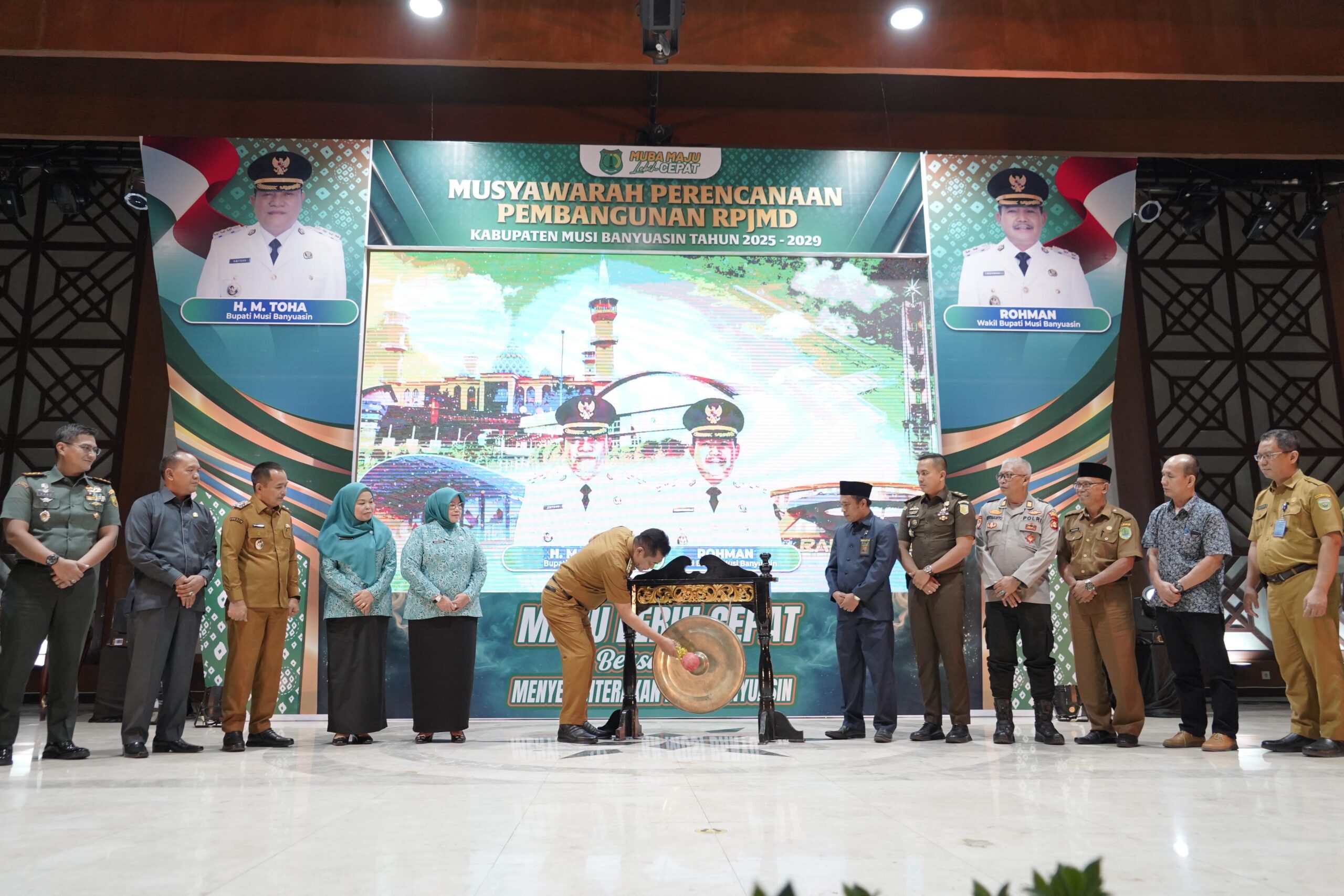 Bupati Muba Toha Buka Musrenbang RPJMD Tahun 2025-2029; Maju Lebih Cepat Bersama Menyejahterakan Musi Banyuasin