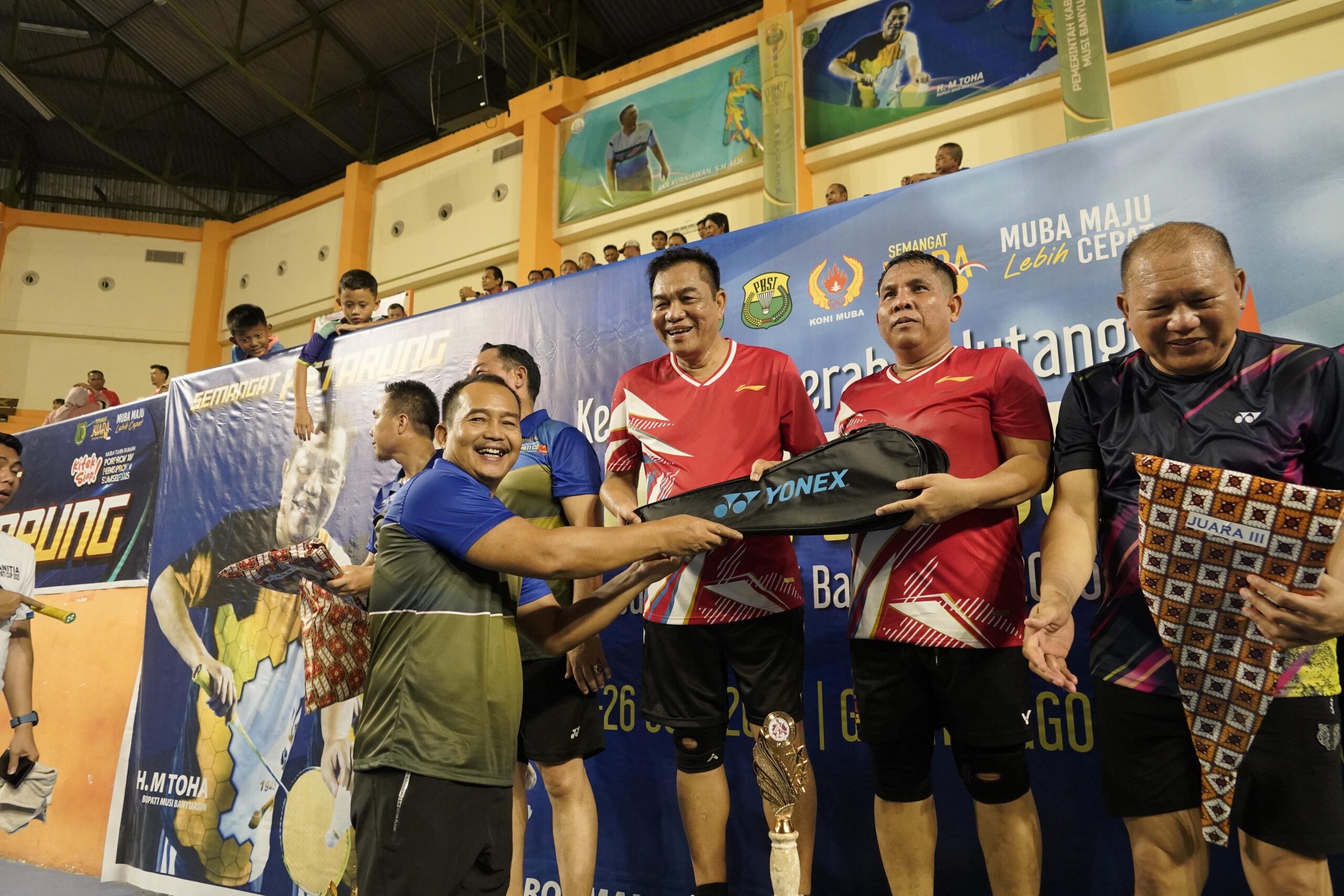 Kades Sereka Raih Juara 1 Kategori Eksekutif di Kejurda Bulutangkis Muba Cup 2025