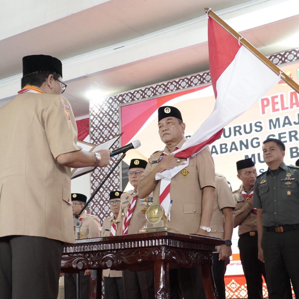 Bupati Muba Toha Dilantik Sebagai Ketua Majelis Pembimbing Cabang Pramuka Masa Bakti 2025-2030