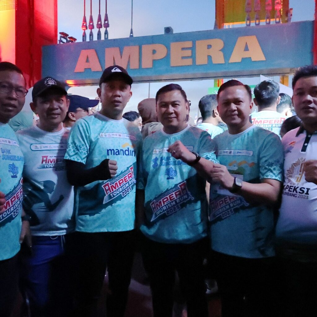 Ampera Tourism Run 2025 Membeludak