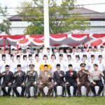 Pertama di Sumsel, Kesbang Muara Enim Turunkan 50 Paskibraka untuk Mennaikkan  Bendera pada Upacara Hari Lahir Pancasila