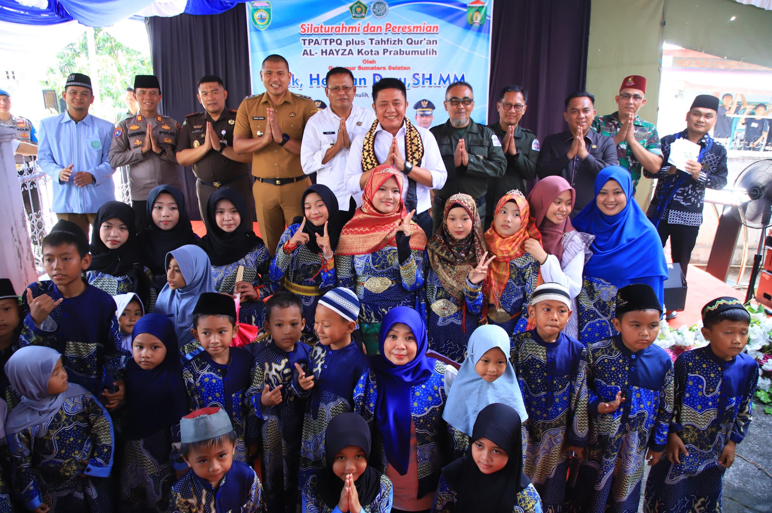 Peresmian TPA/TPQ Plus Tahfizh Quran Al Hayza di Kota Prabumulih