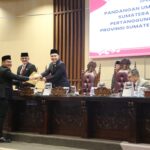 Sekda Sumsel Edward Candra Hadiri Rapat Paripurna DPRD, Fraksi-Fraksi Beri Masukan atas Pengelolaan APBD 2024