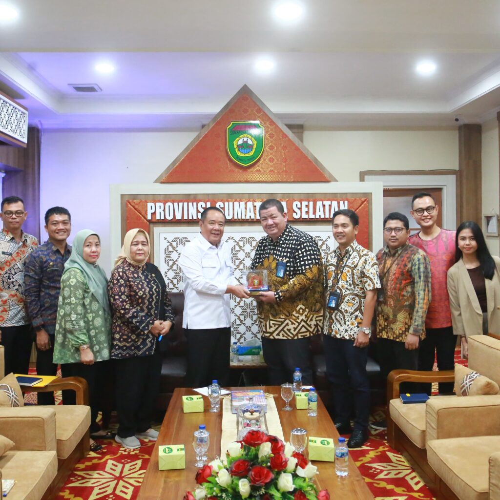 Wagub Sumsel Cik Ujang Terima Pimpinan PT Jamkrindo, Bahas Penguatan Sinergi Dukungan UMKM