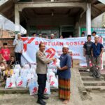 Semangat sambut Bhayangkara Ke-79, Polda Sumsel Beri Bantuan Paket Sembako  ke Panti Asuhan