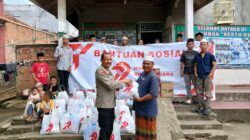 Semangat sambut Bhayangkara Ke-79 Polda Sumsel Beri Bantuan Paket Sembako ke panti asuhan