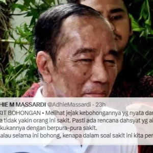 Isu Sakit Jokowi Dituding Hanya Bohongan, Publik Soroti Kejanggalan Ini