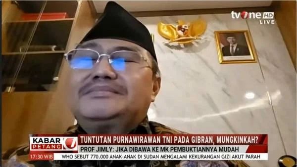 Jimly Asshiddiqie Sebut Pemakzulan Wapres Gibran Mustahil Terjadi: Sudah Tiga Partai Menolak