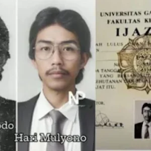 ini Penampakan Ijazah Jokowi Vs Hari Mulyono yang Disebut Mirip