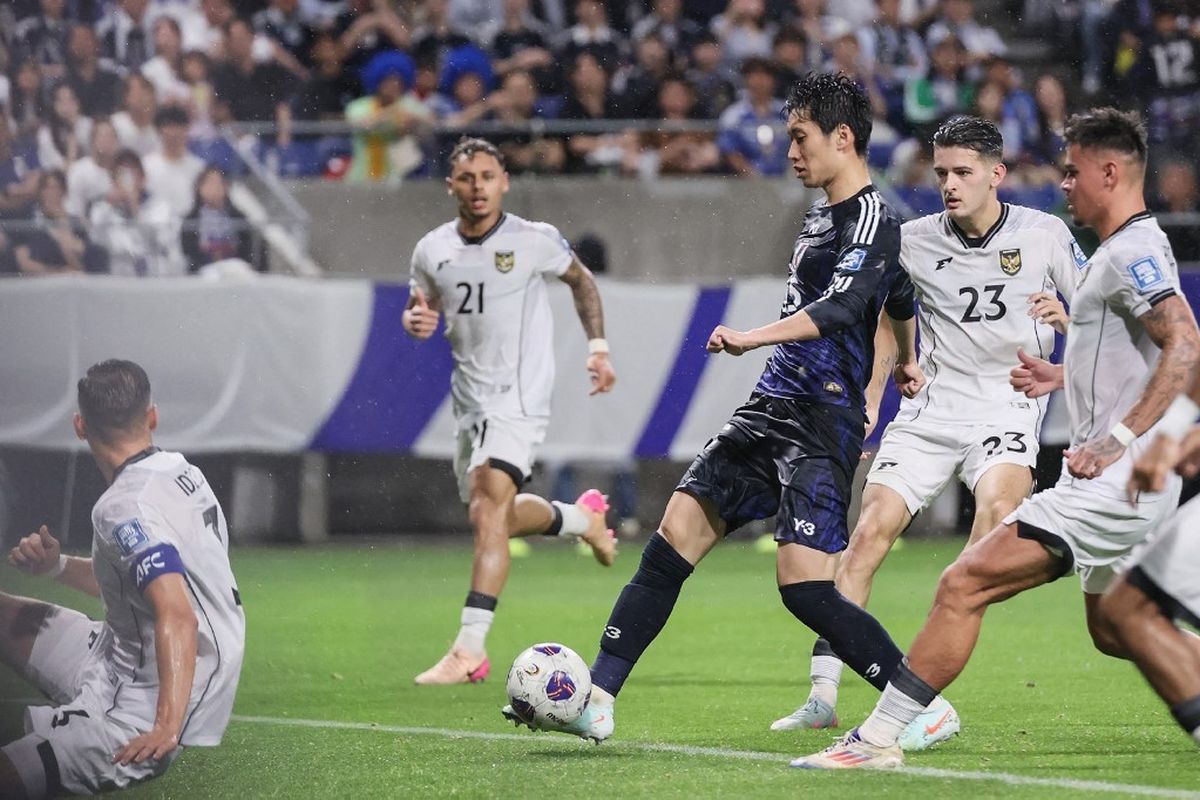 Timnas Indonesia Dibantai Telak Timnas Jepang: Skor 0-6