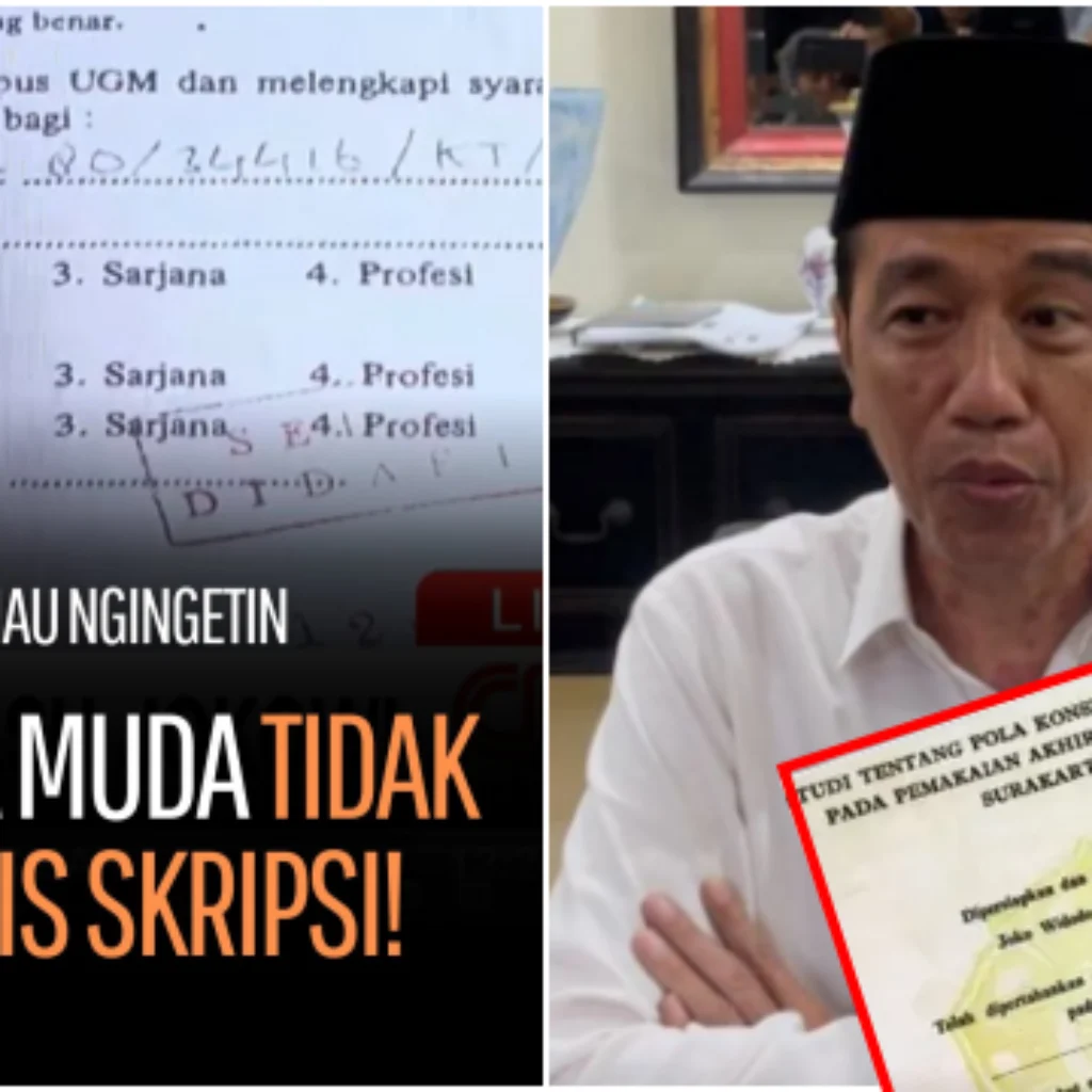 Terdaftar sebagai Sarjana Muda, Jokowi akan Dilaporkan Lagi terkait Dugaan Skripsi Palsu!