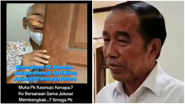 Wajah Pak Kasmudjo Diplester dan Terlihat Kurang Sehat, Hampir Bersamaan dengan Sakitnya Jokowi, Kenapa Ya?