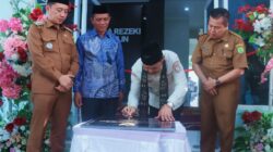 Wabup Muba Rohman Resmikan Gedung Koperasi Suka Rezeki