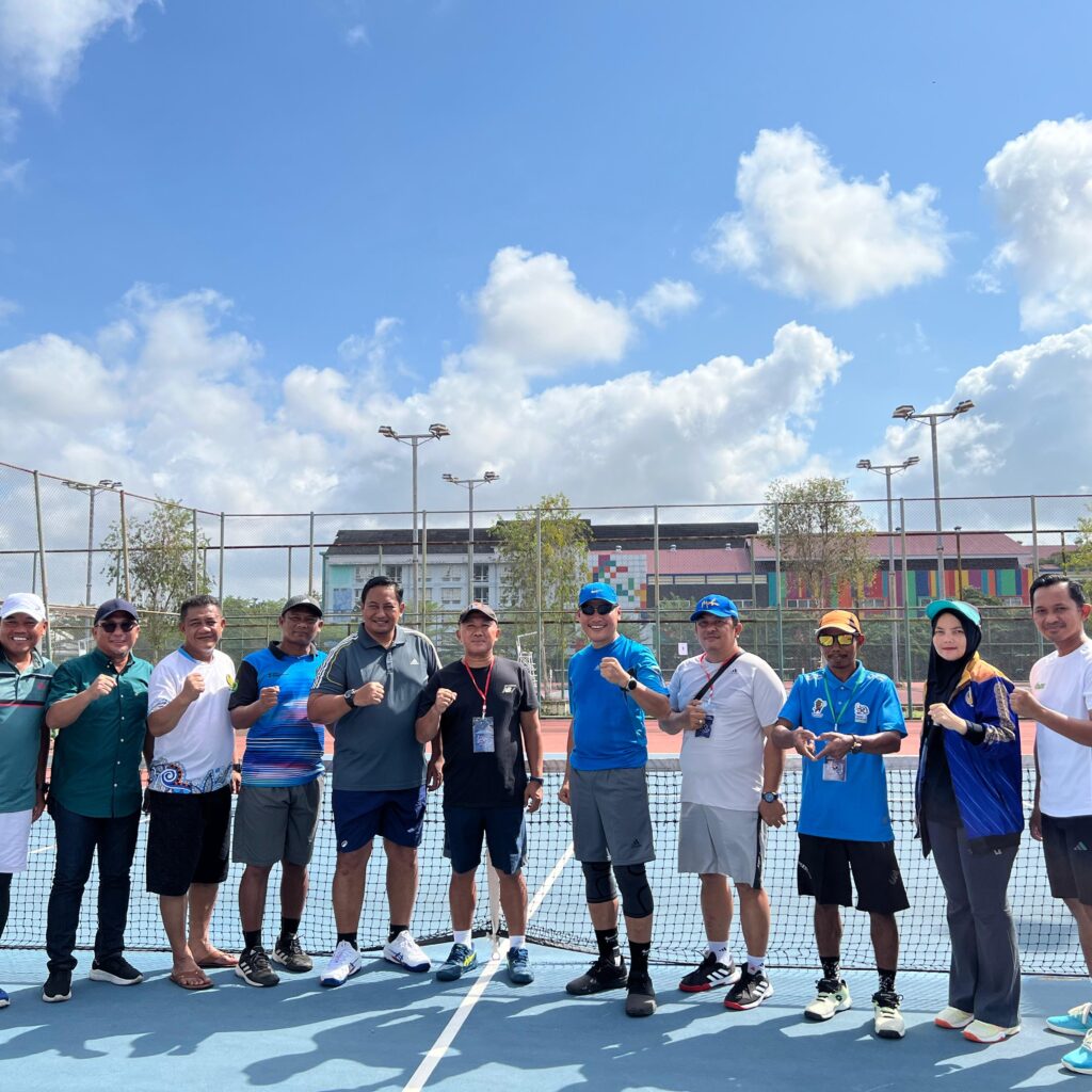 Tim Tenis Lapangan Muba Raih Emas di Porprov Korpri Sumsel 2025