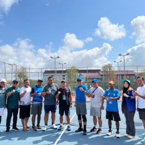 Tim Tenis Lapangan Muba Raih Emas di Porprov Korpri Sumsel 2025