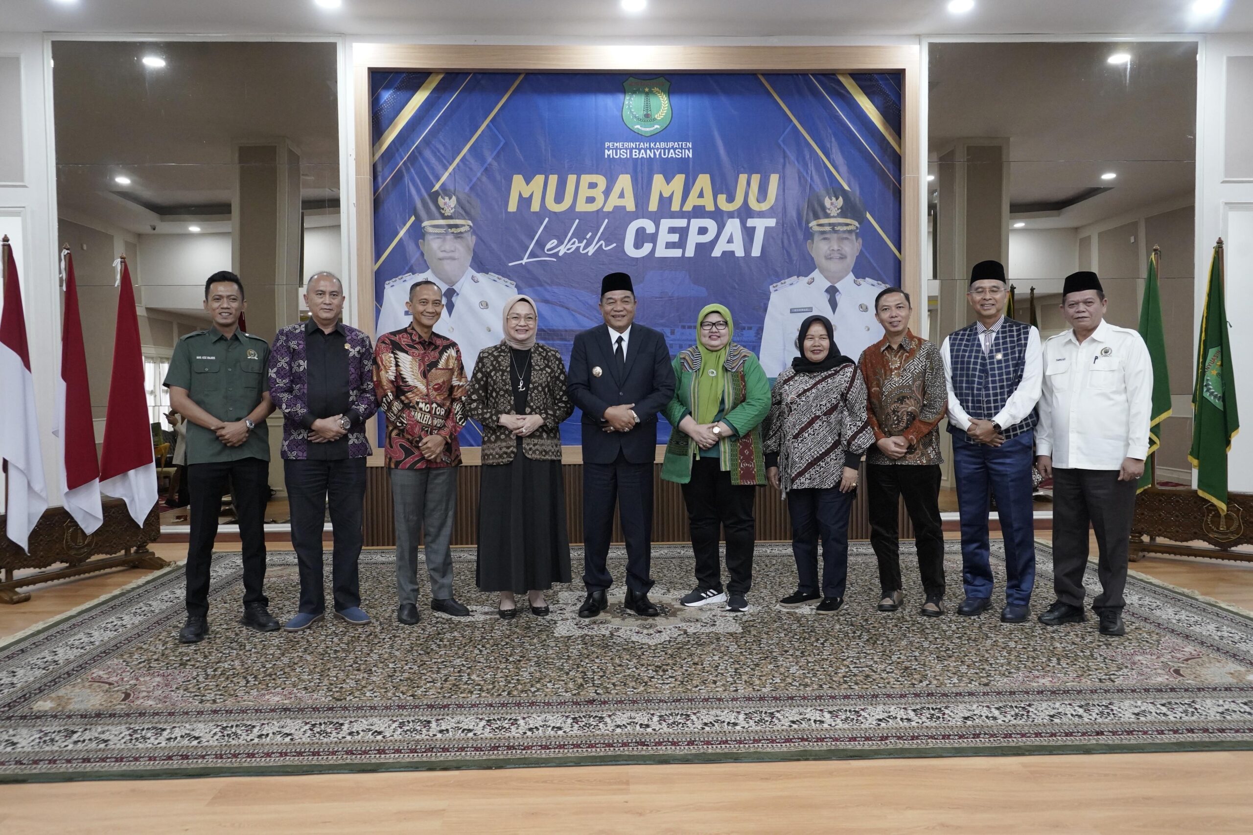 Bupati Muba H M Toha Terima Kedatangan Komisi I DPRD Provinsi Sumatera Selatan