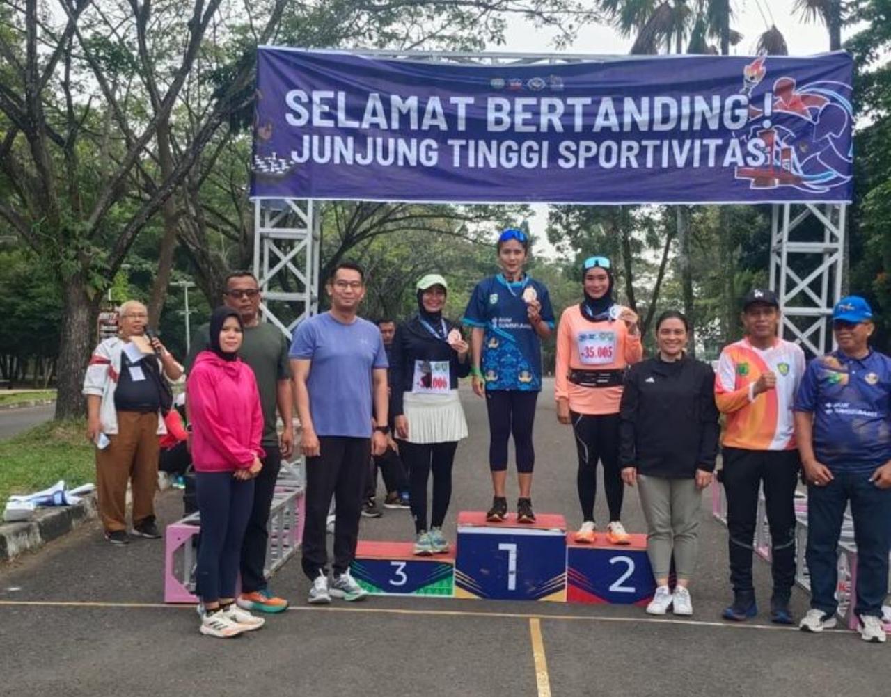 Kontingen Muba Raih Juara II dan III Lomba Marathon 5K Putri di Porprov Korpri Sumsel 2025