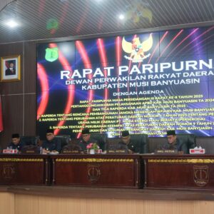 Bupati Muba Sampaikan LPJ APBD 2024 dan Raperda Strategis Tahun 2025-2029