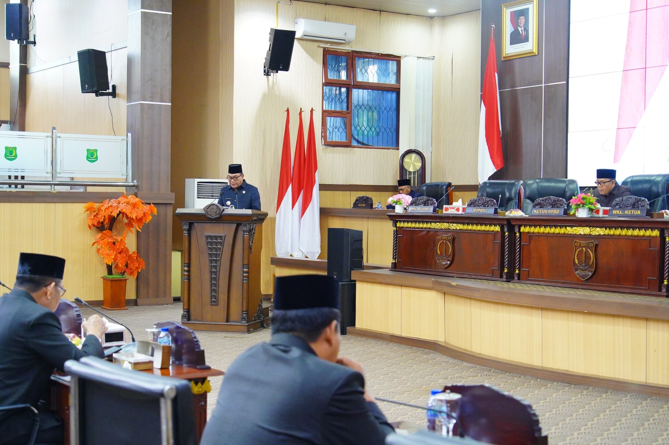 Bupati Muba Toha Sampaikan Jawaban atas Pemandangan Umum Fraksi DPRD