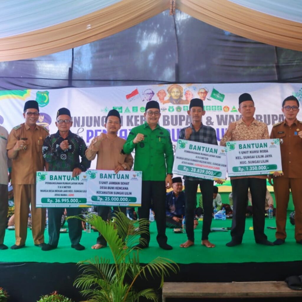 Gedung Ranting NU Center Sungai Lilin Diresmikan, Wabup Muba Rohman Dorong NU Jadi Pilar Keteladanan Umat