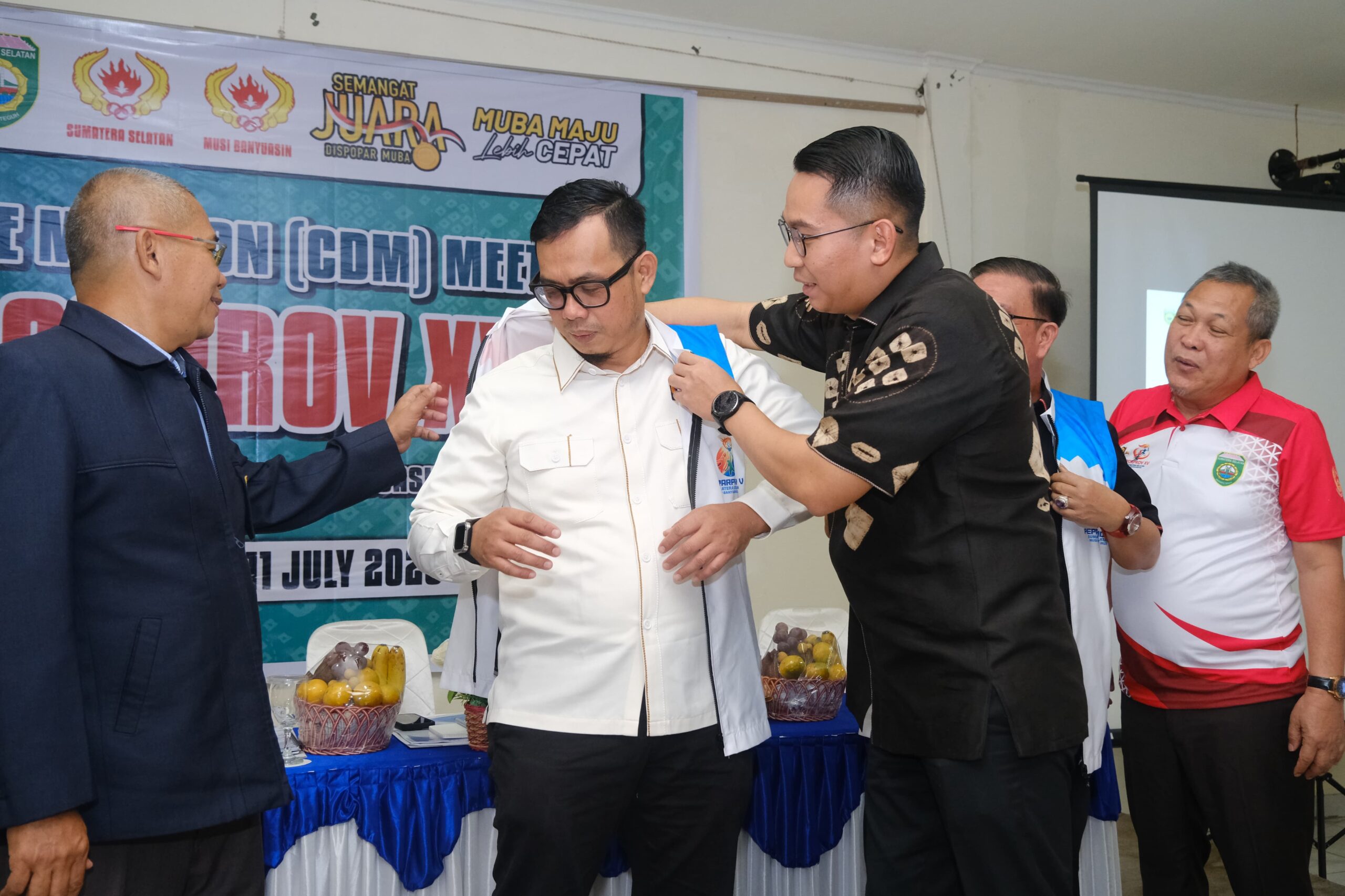 Chief de Mission (CDM) Porprov XV Tahun 2025 di Kabupaten Musi Banyuasin